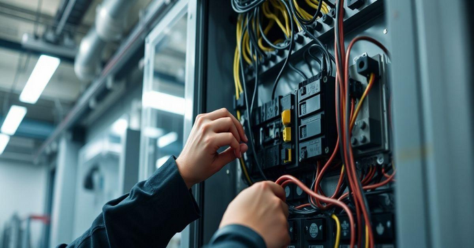 Montagem de Painel El&eacute;trico Industrial Eficiente