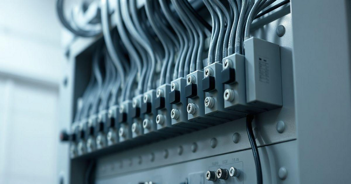 Quadro de Distribui&ccedil;&atilde;o com Barramento Bif&aacute;sico